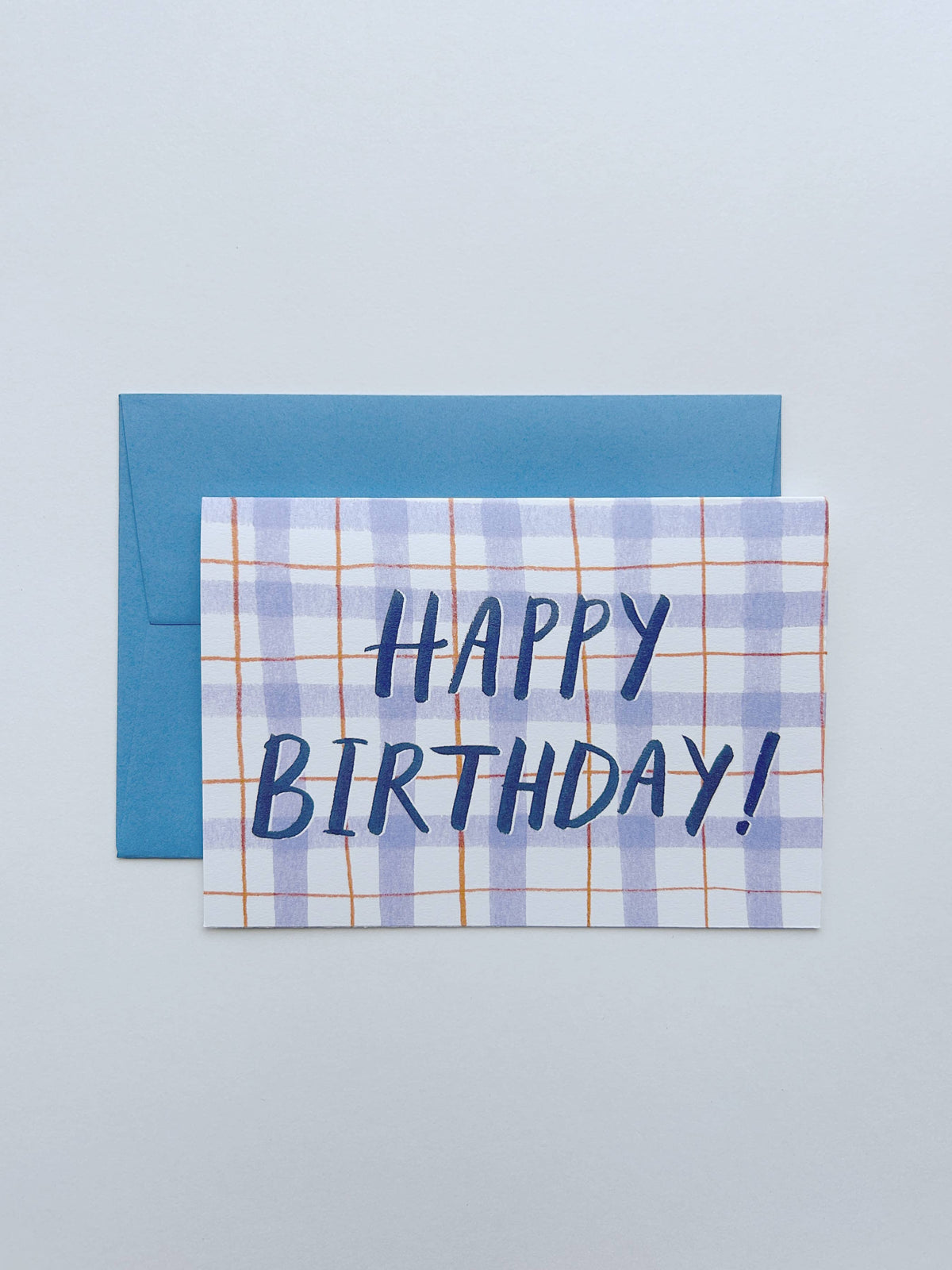 Smart Shirt Card | Check | Plaid | Card for Dad or Grandad