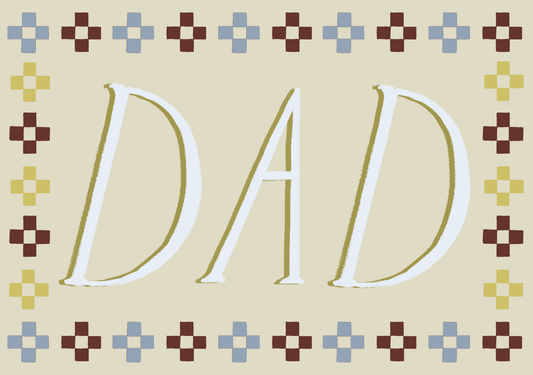 Folk Dad Mini Card