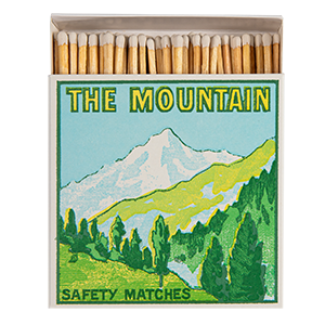 The Mountain Matches | Square - Safety Matches