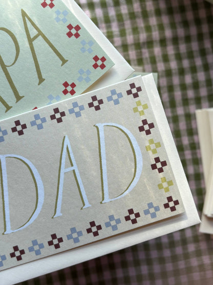 Folk Dad Mini Card