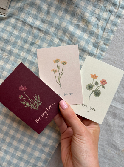 I Love You mini card
