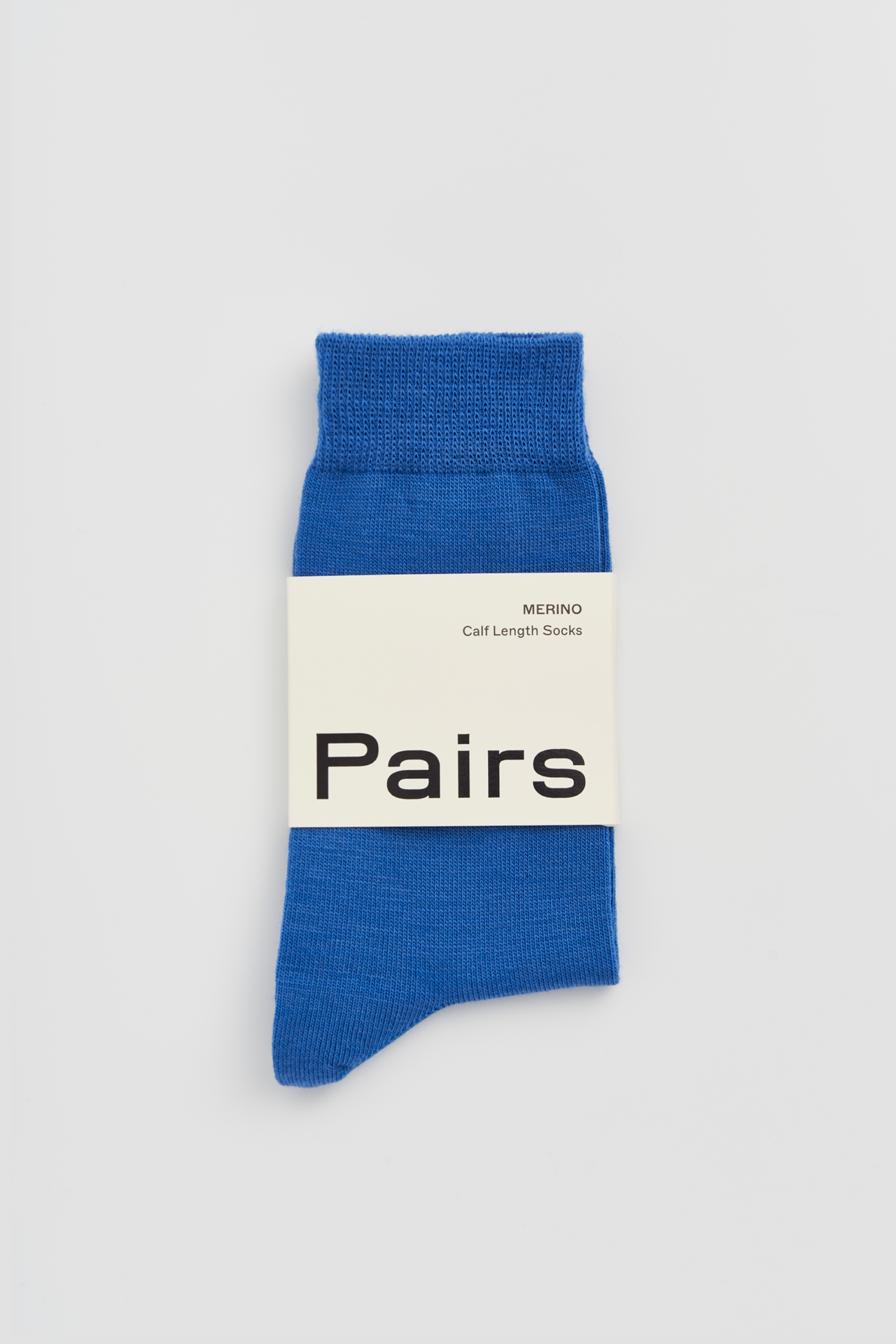 Strong Blue Merino Socks
