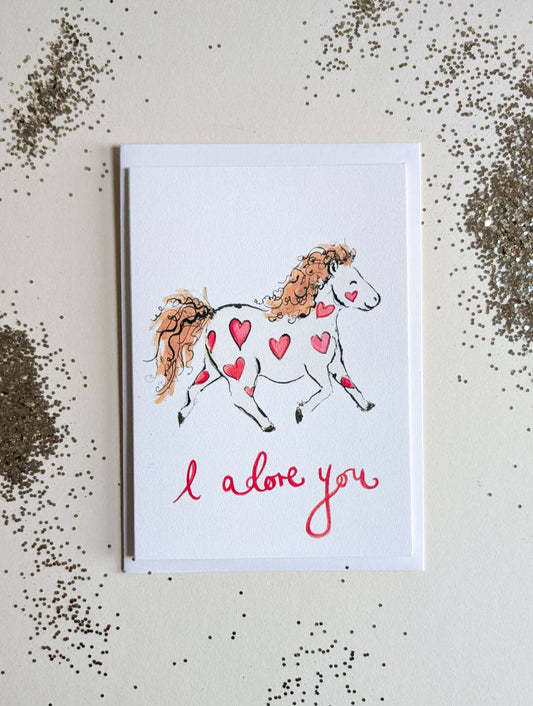 Adorable Pony card