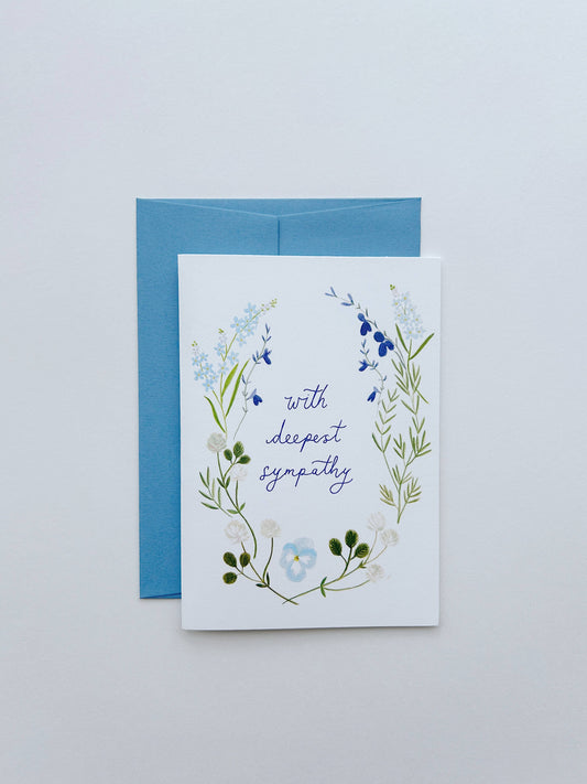 With Deepest Sympathy Card | Thinking of You | Condolences