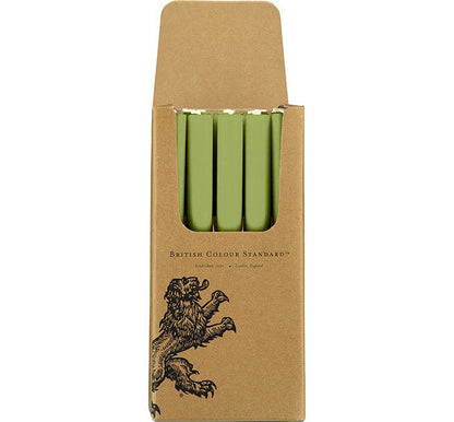 Olive Green Eco Dinner Candlestick