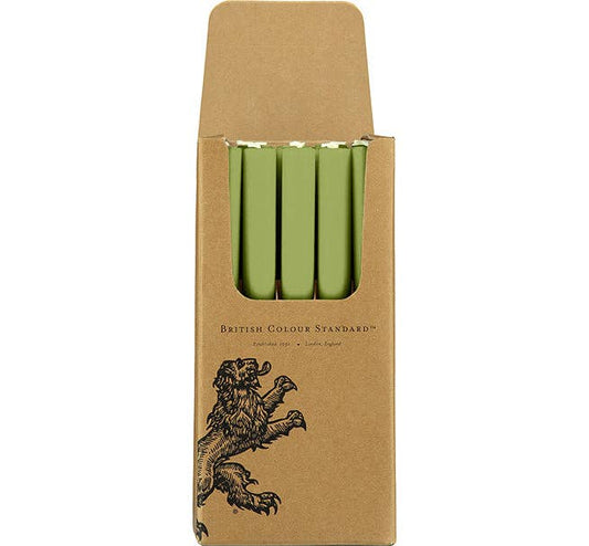Olive Green Eco Dinner Candlestick
