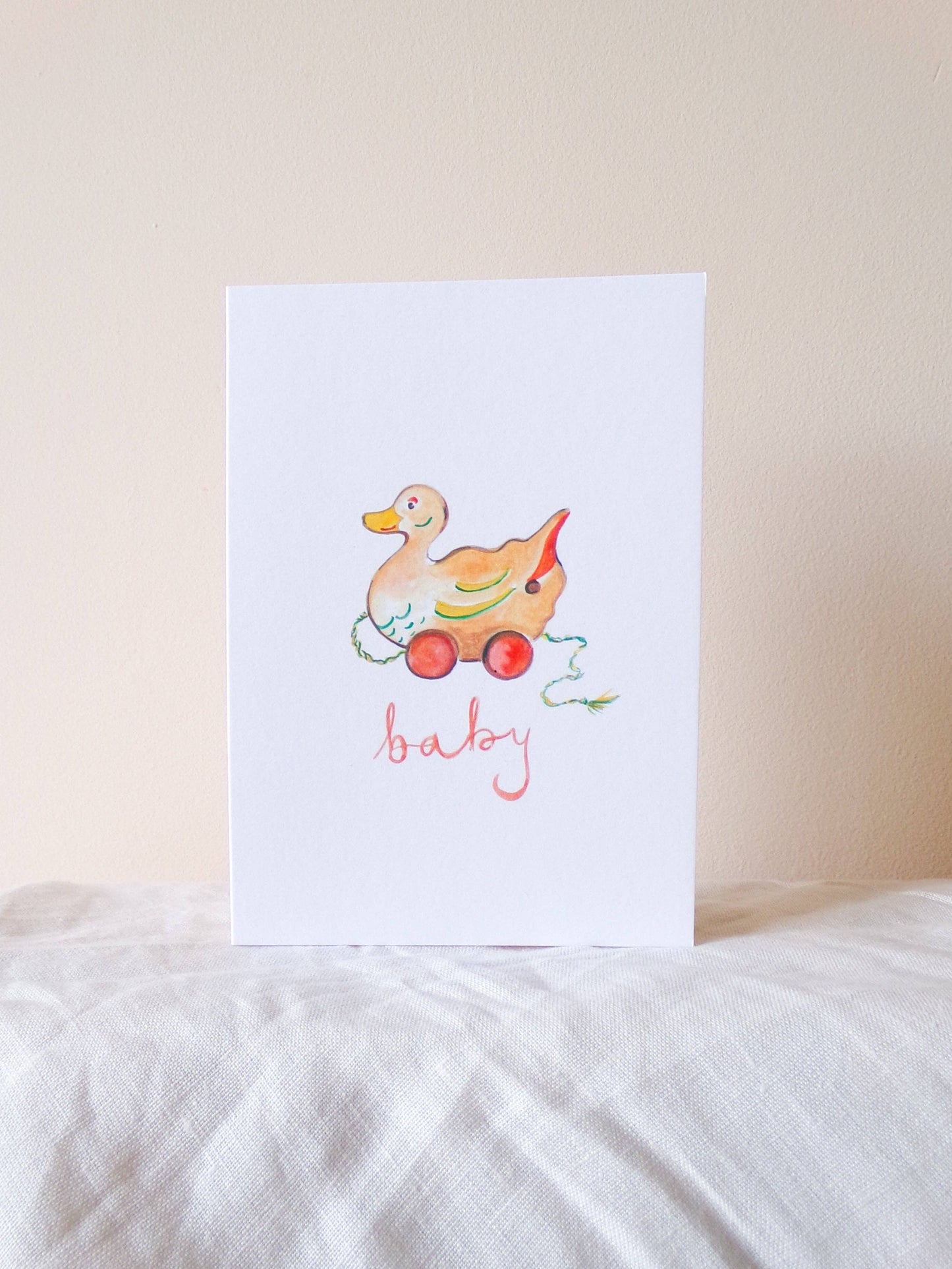 Baby Ducky Card