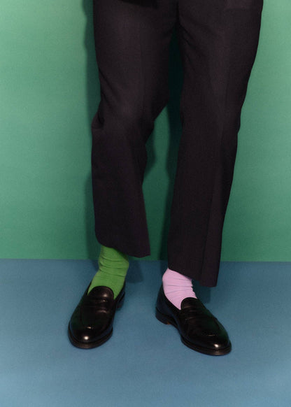 Grass Green Merino Socks