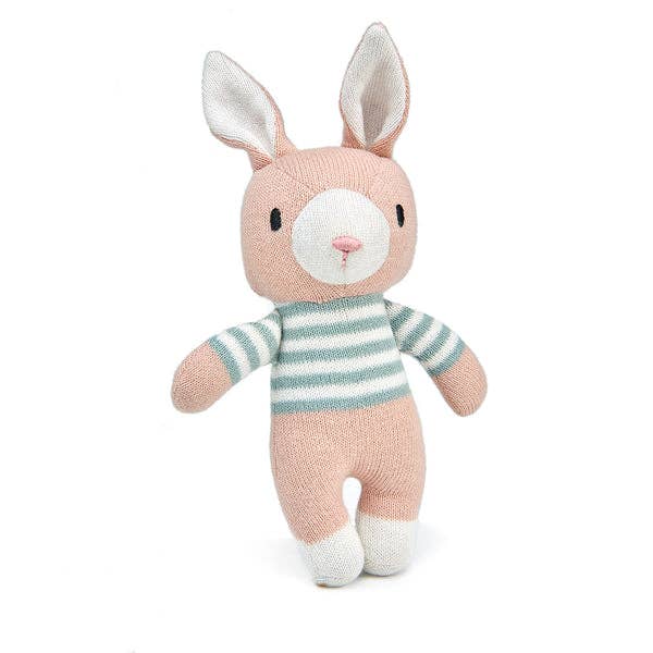 ThreadBear Finbar Hare - Knitted Soft Toy 18cm