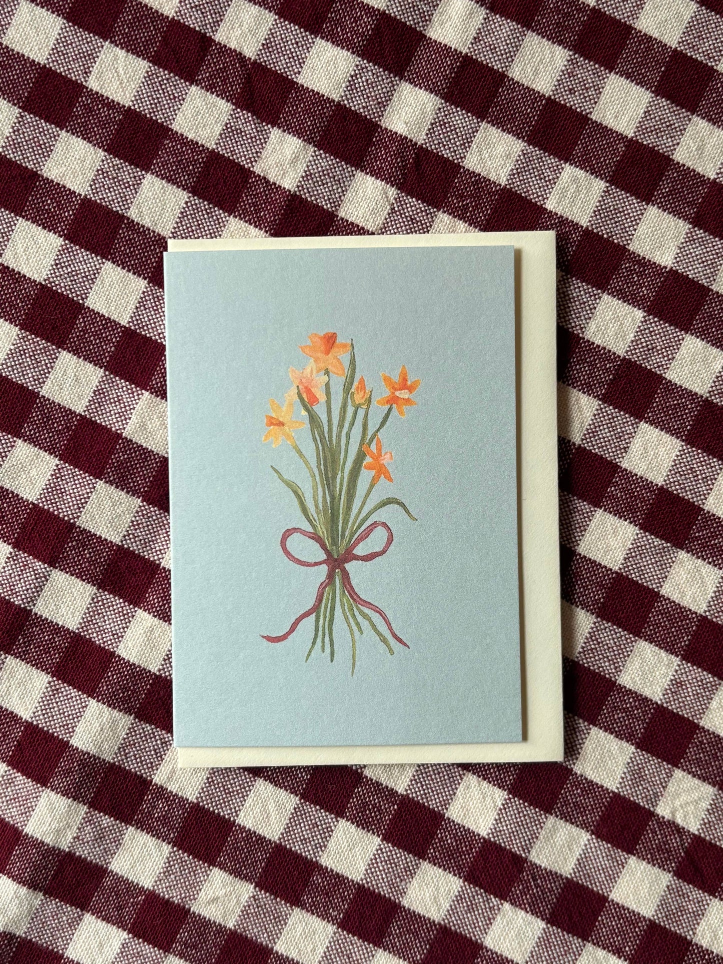 Spring Narcissus Bunch mini card