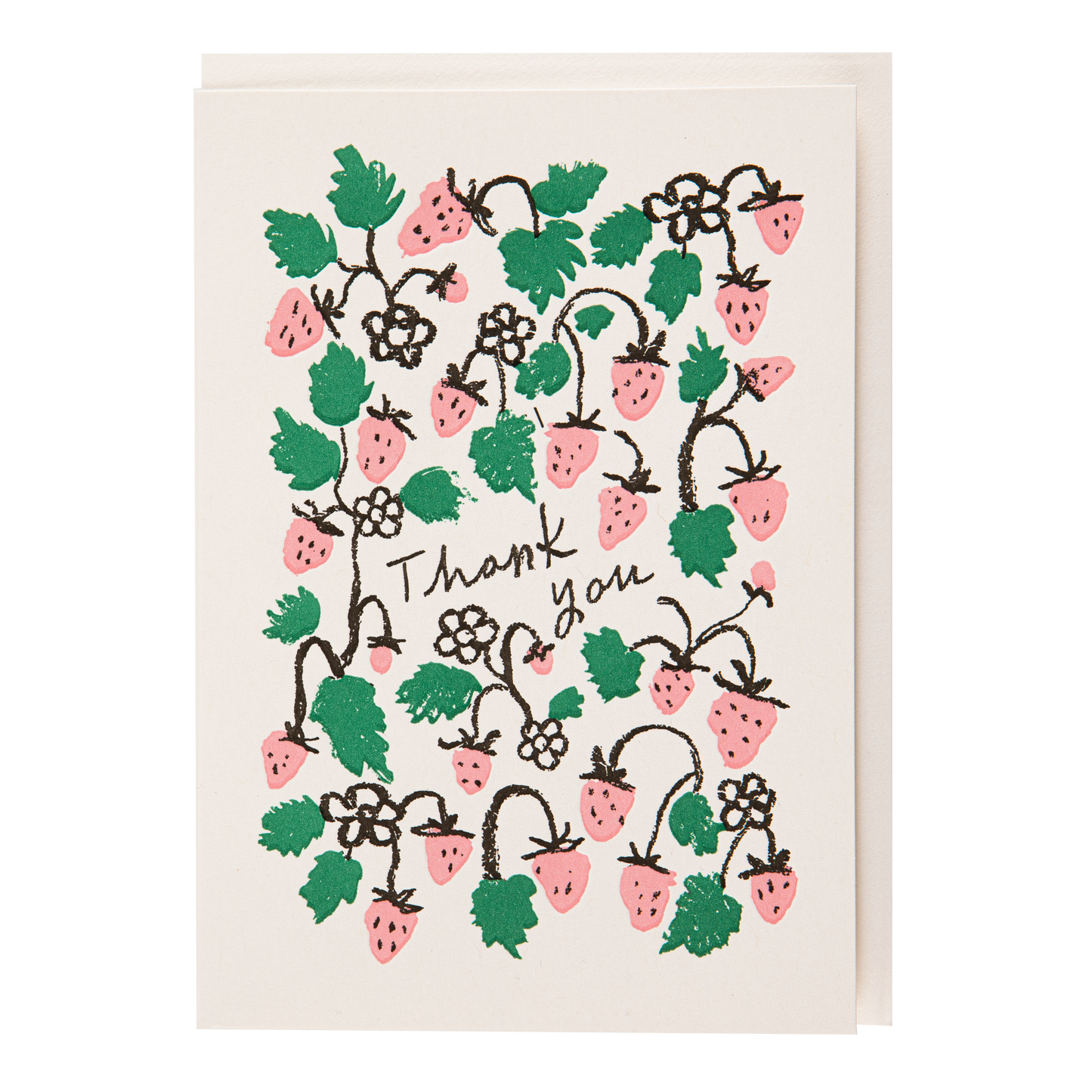 Strawberry Thank You | Greeting Card