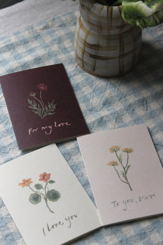 I Love You mini card