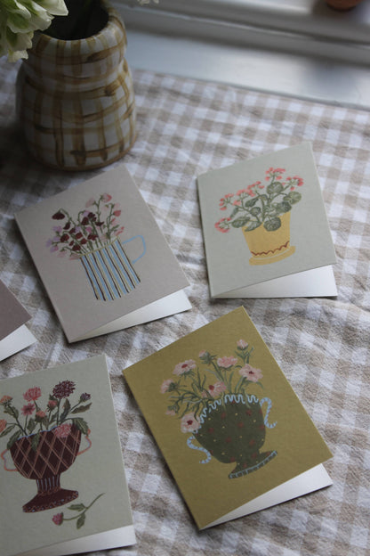 Geraniums mini card