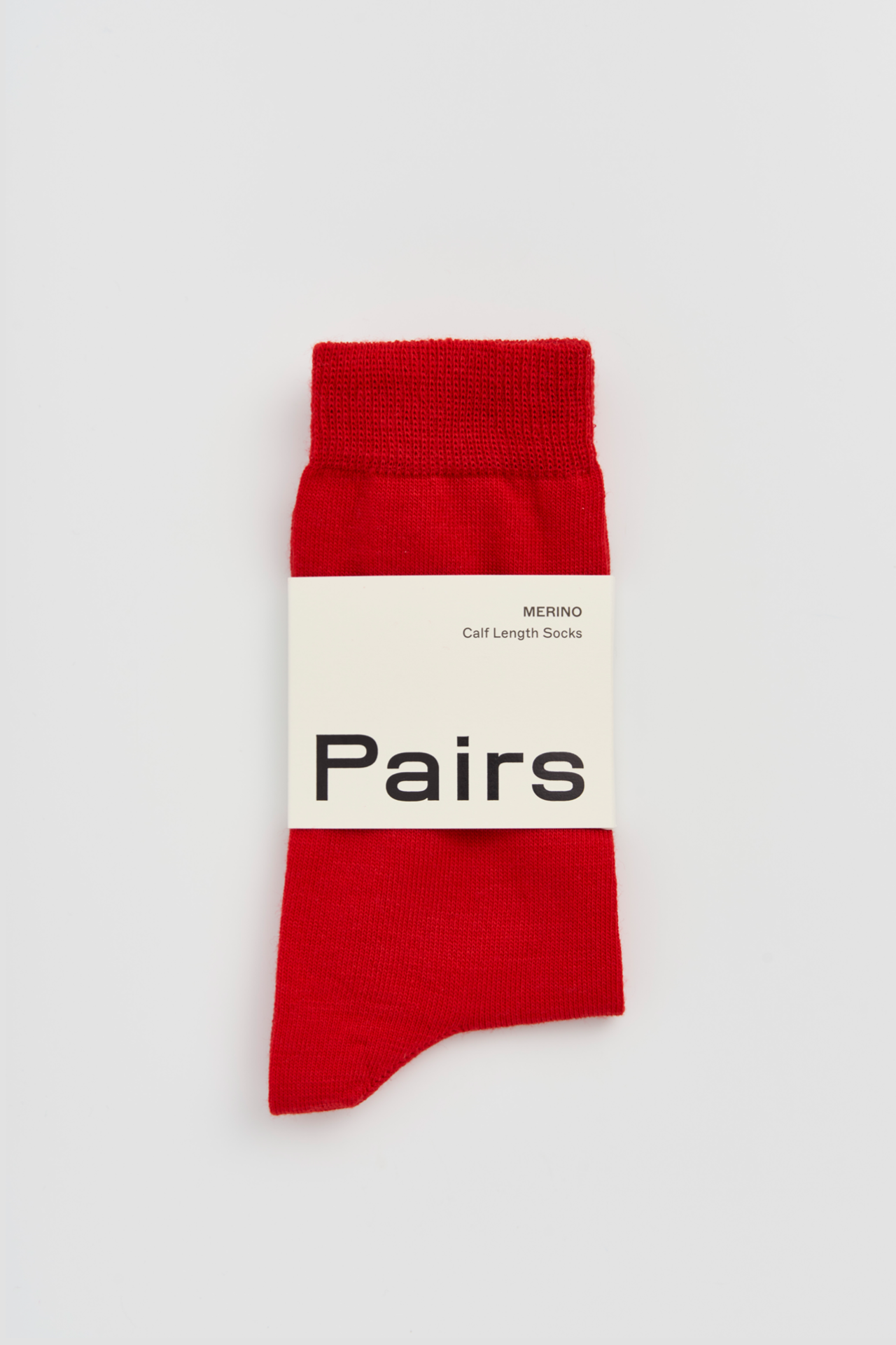 Postbox Red Merino Socks