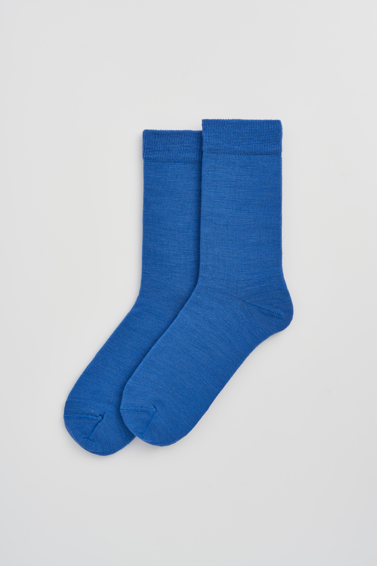 Strong Blue Merino Socks