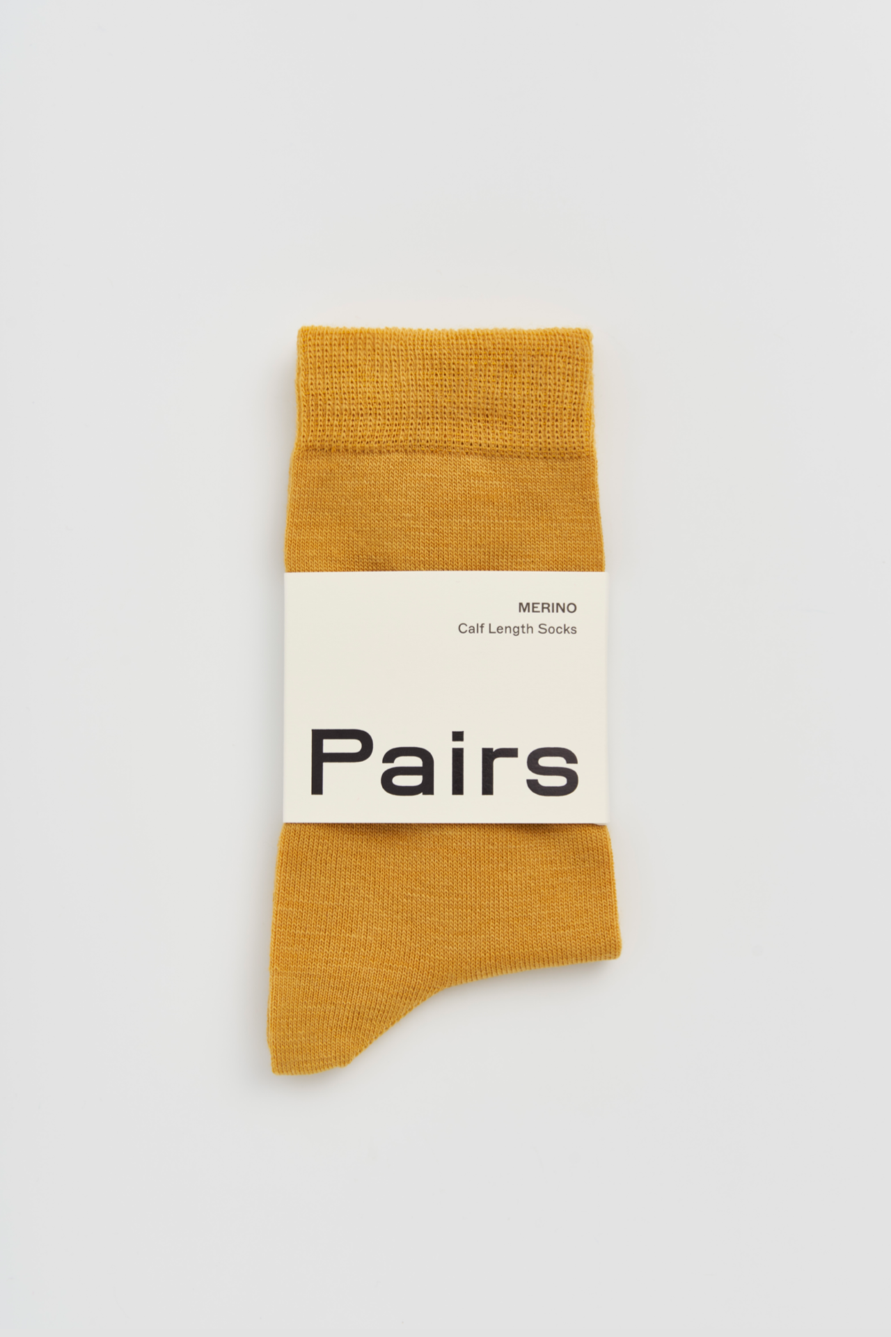 Golden Yellow Merino Socks