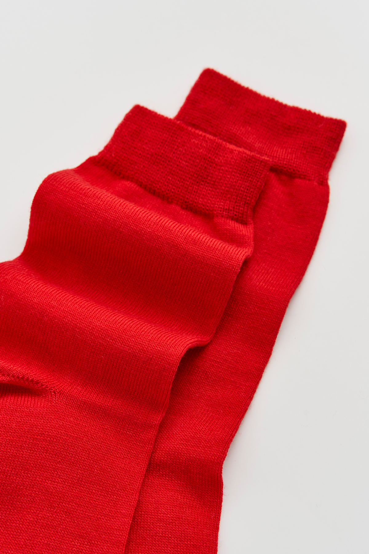 Postbox Red Merino Socks