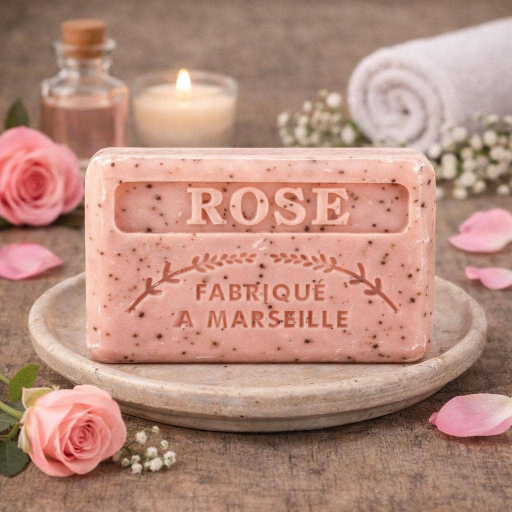Crushed Rose Wholesale French Soap
